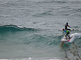 bit of wind cant keep a good sup down