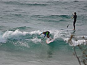 bit of wind cant keep a good sup down