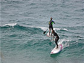 bit of wind cant keep a good sup down