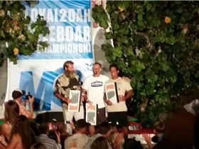 M2O 2014 2nd Place 3 Man SUP Team