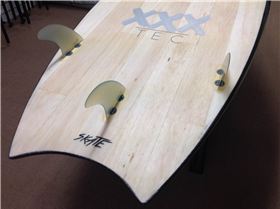 Sunova rail and deck detail