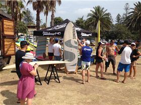 Action atthe Balmoral tent