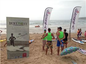 Dukes day poster and flags