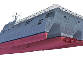 USS-Independence Hull Underneath