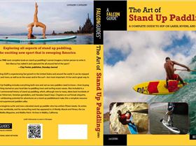 The new cover of Art of Standup Paddling, featuring Leleo Kinimaka