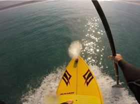 Spray forward on my Naish 8'8" X32