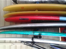 The Boat Shed. Vertical and Horizontal racks