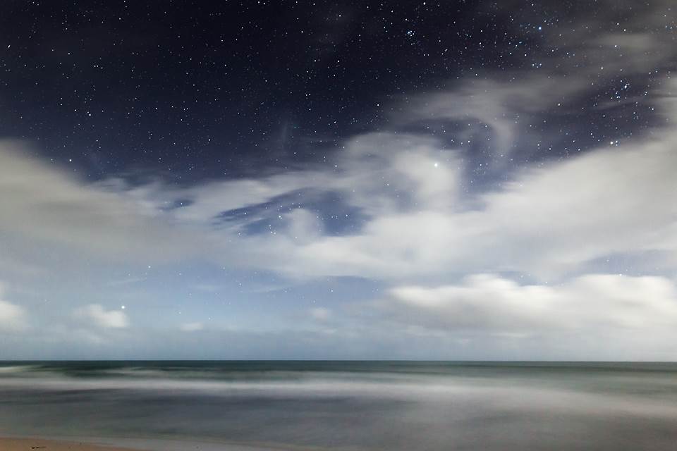 Star bright flat seas