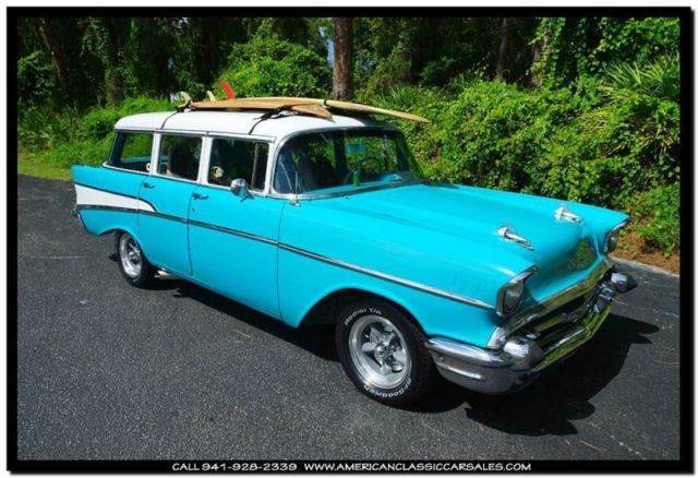 no-reserve-57-chevy-beach-wagon-rat-rod-350-auto-super-cool-sarasota-fl-1