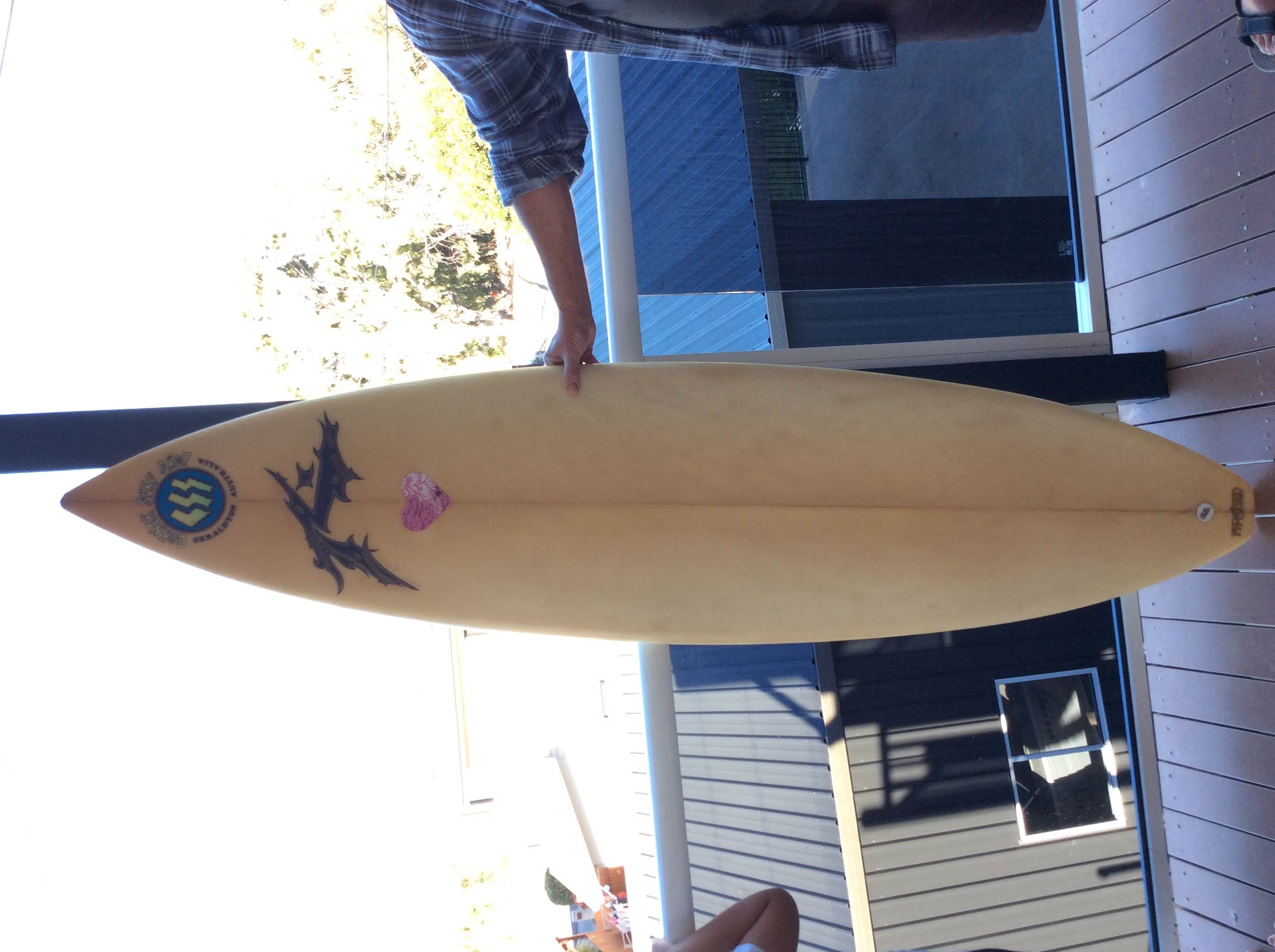 Greg laurenson surf board