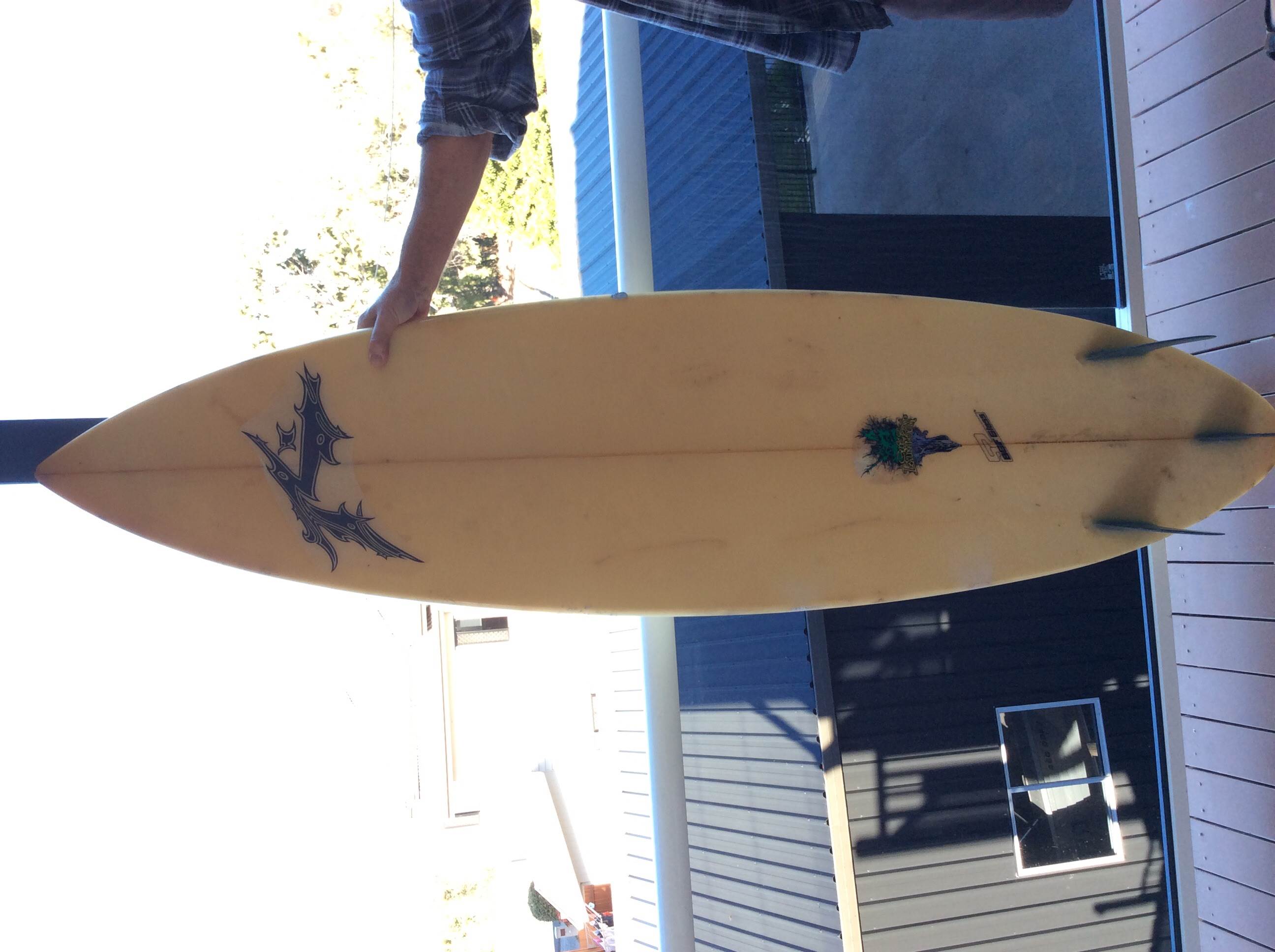 Greg laurenson surf board