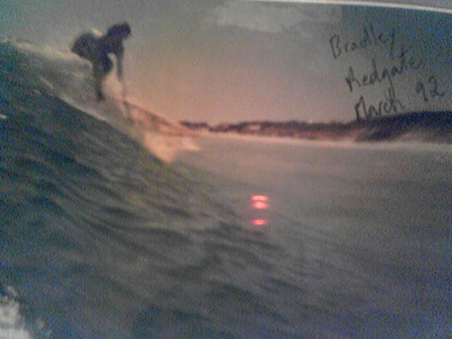 brad droping into the slot