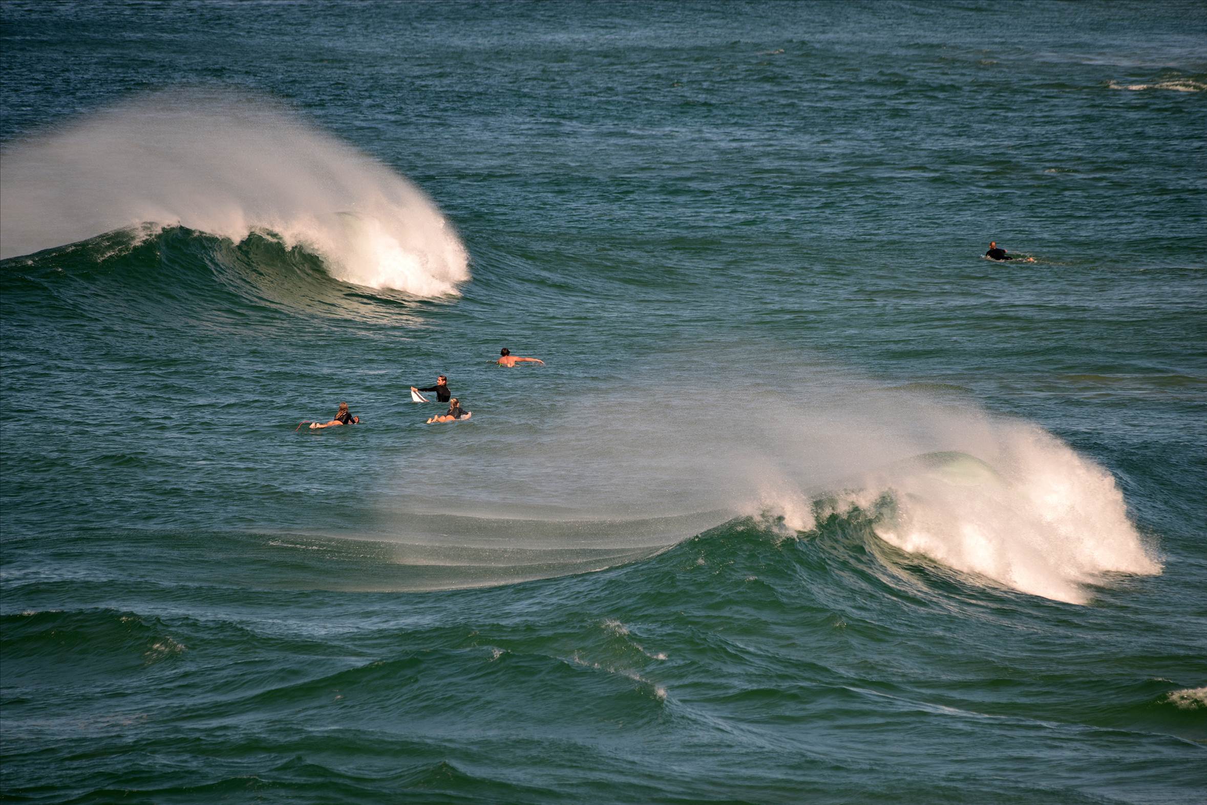 Surfers at Dreamtime Beach
