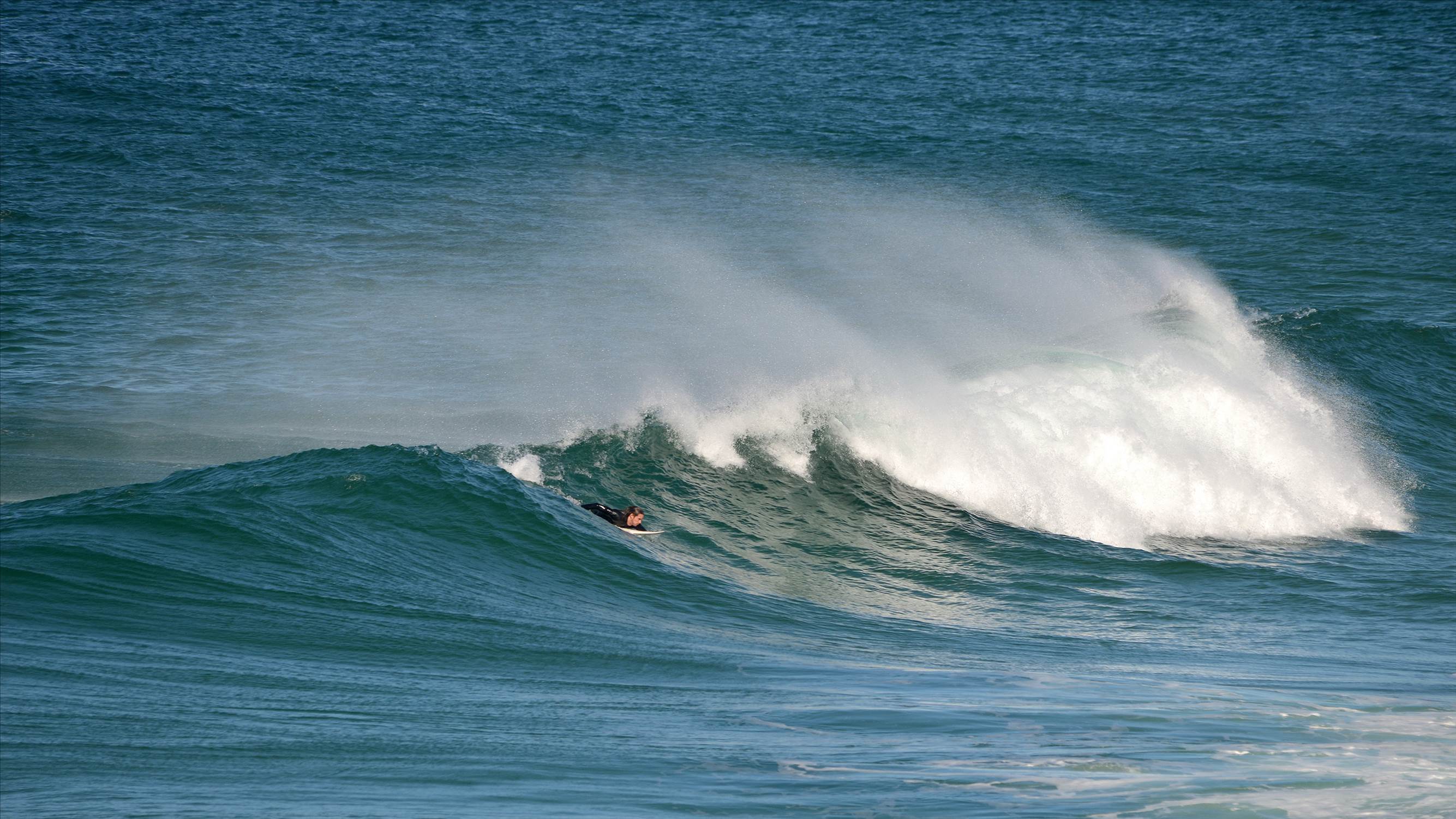Surfers at Dreamtime Beach