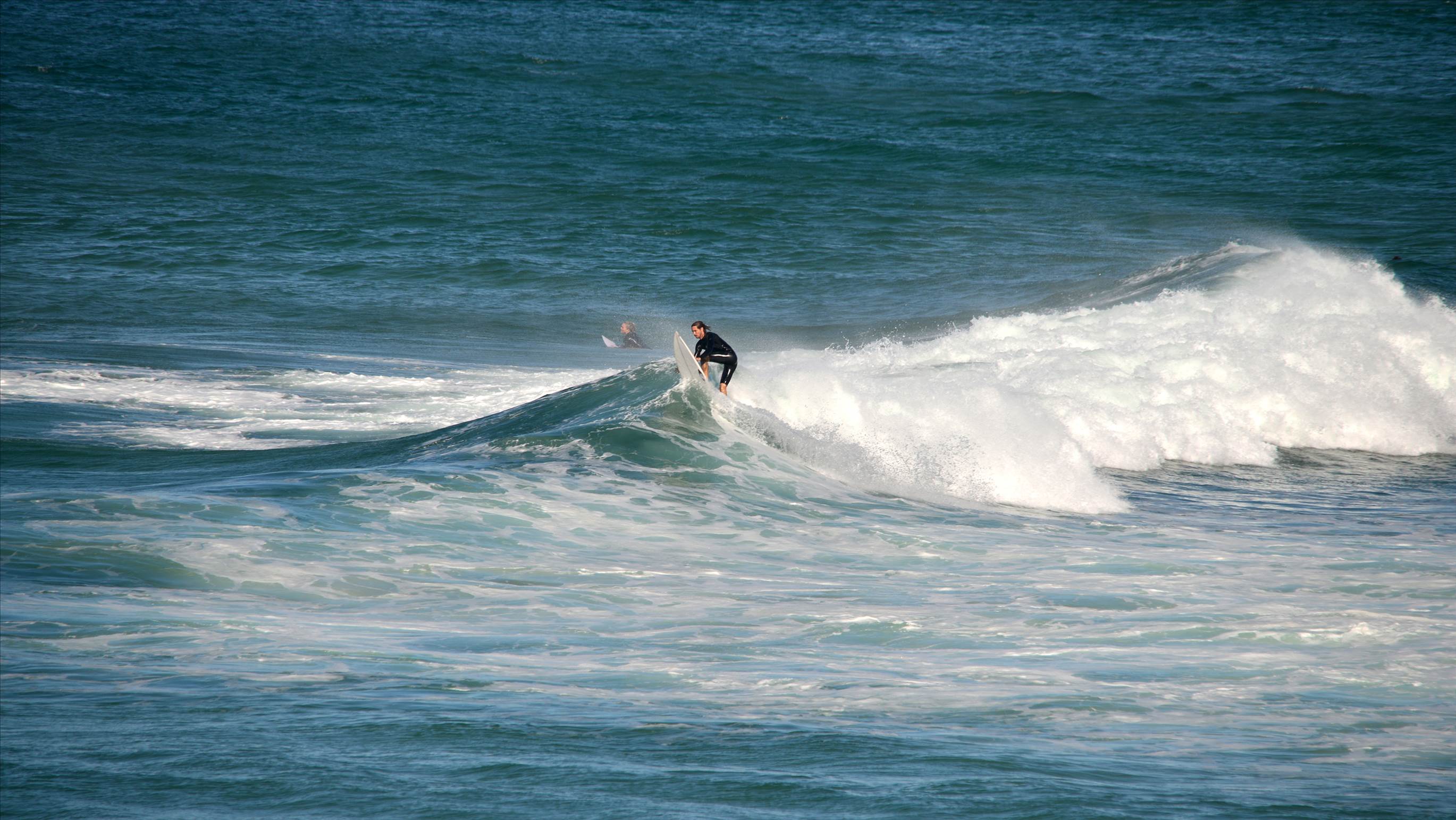 Surfers at Dreamtime Beach