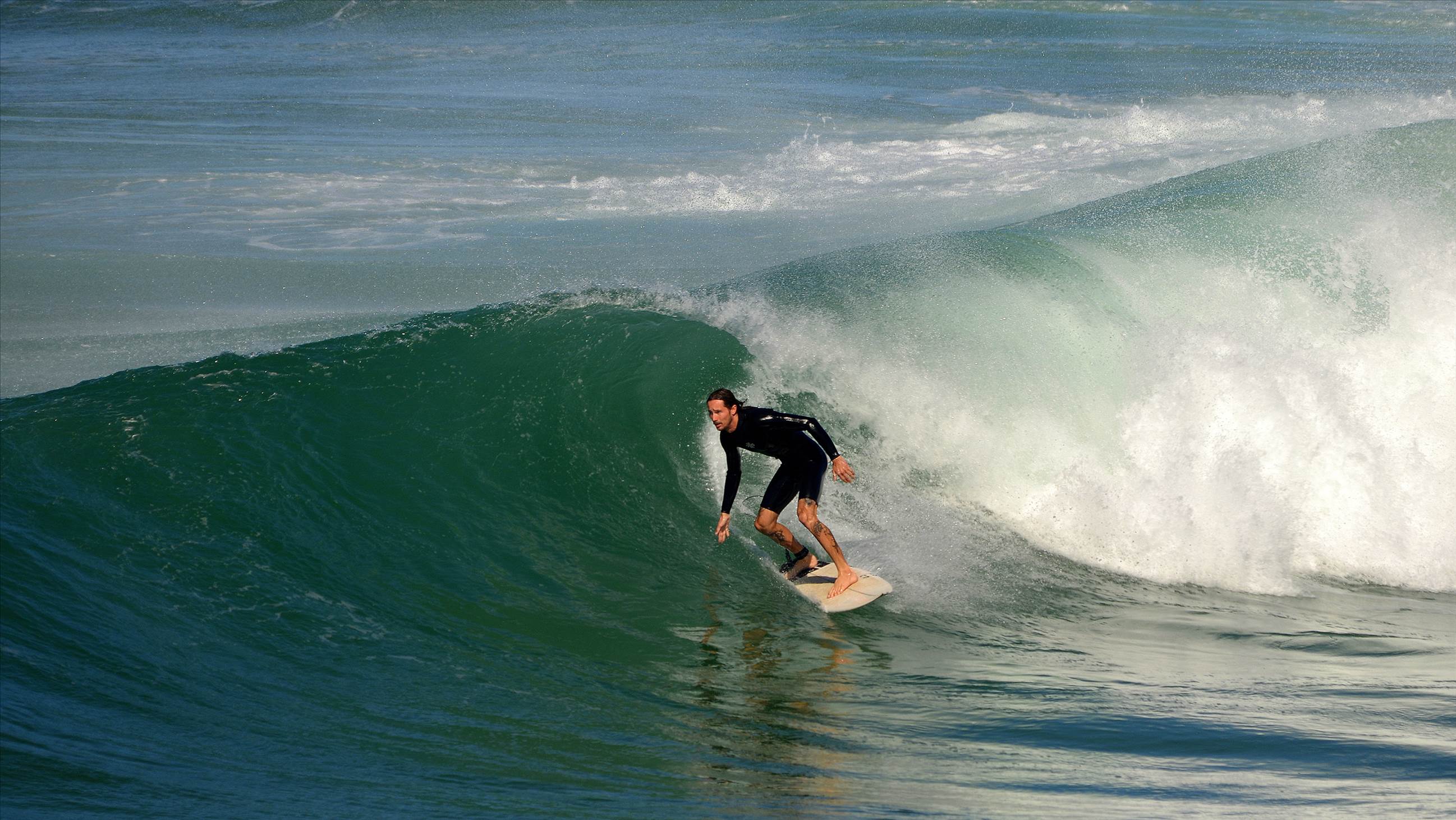 Surfers at Dreamtime Beach