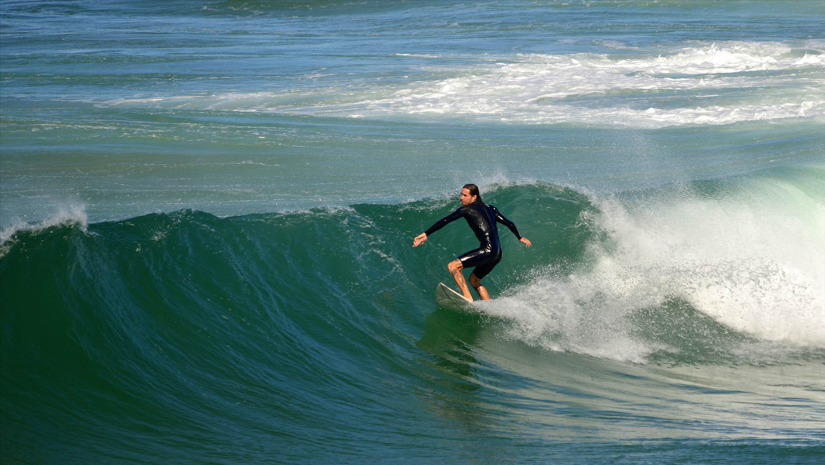Surfers at Dreamtime Beach