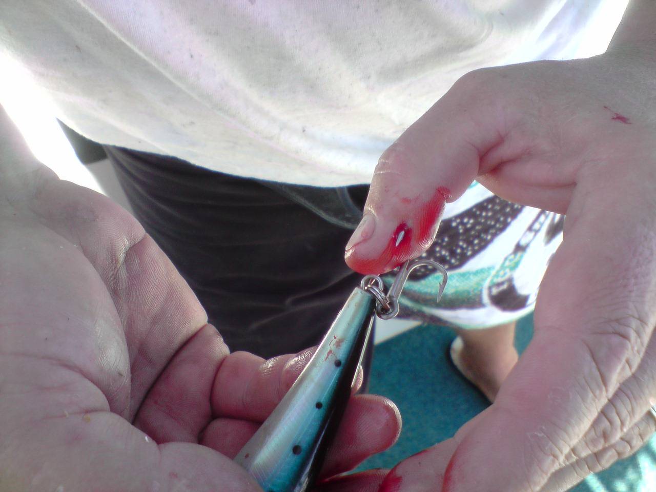 About as buried as it gets