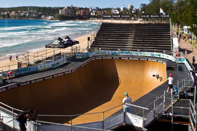 Manly skate bowl