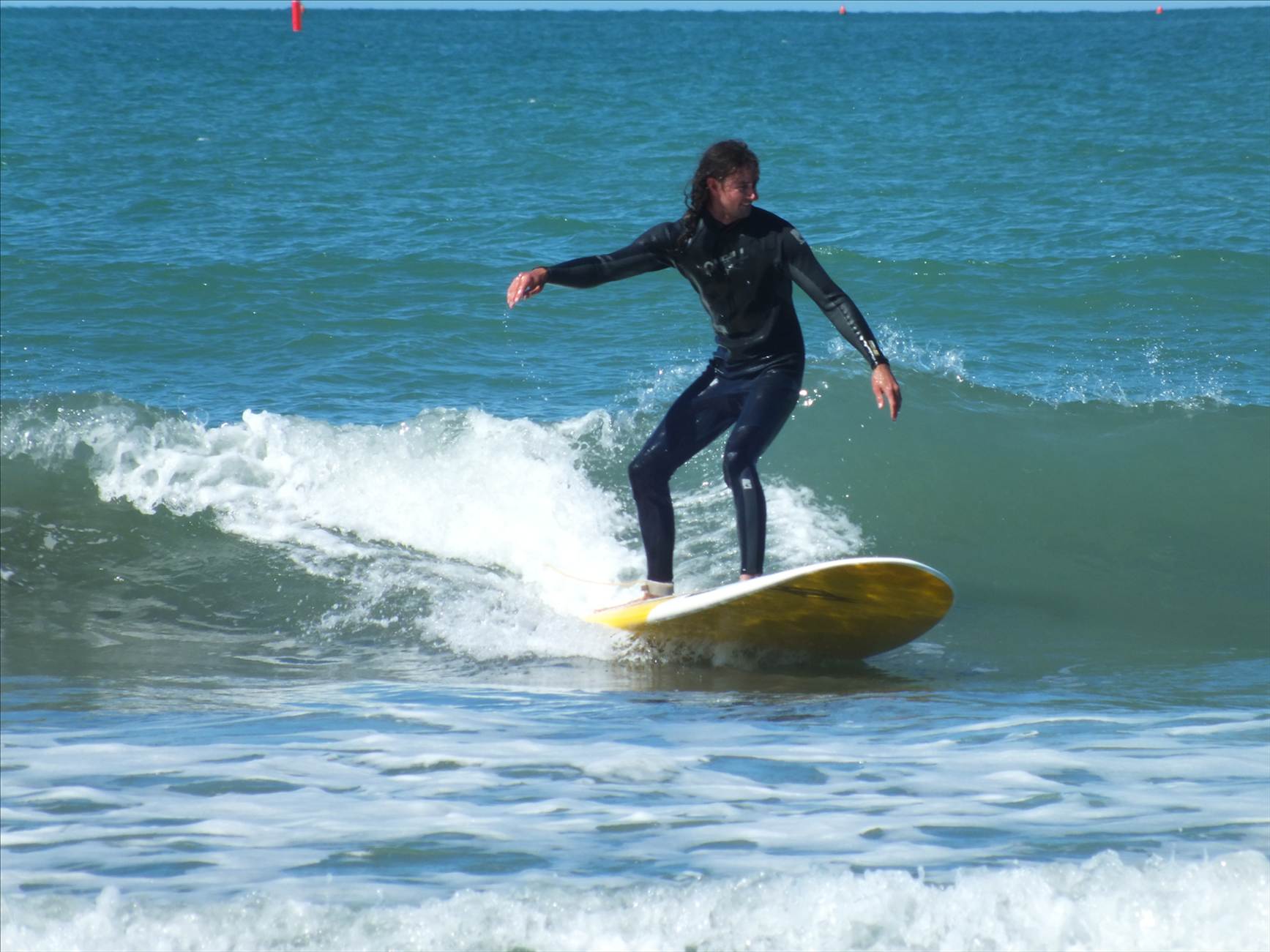 Longboarding on a SUP