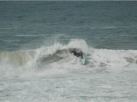 Bolly doing a layback snap!