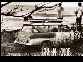 Green Knob Old Bar NSW Old Holden wagon surfing 1964
