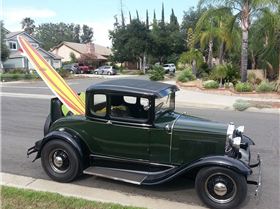 model a coupe and board