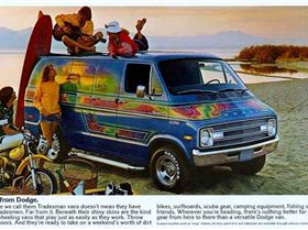 Surf Cars - 1970s Dodge Tradesman Van