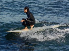 Small waves, plenty sunshine