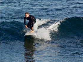 Small waves, plenty sunshine