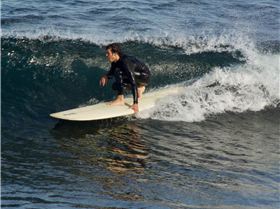 Small waves, plenty sunshine