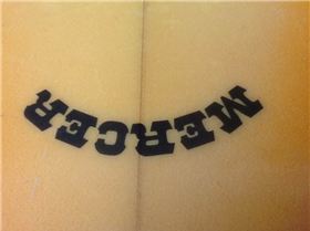 The board looks better now it has two fins