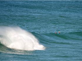 Surfers at Dreamtime Beach