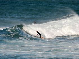 Surfers at Dreamtime Beach
