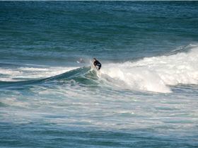 Surfers at Dreamtime Beach