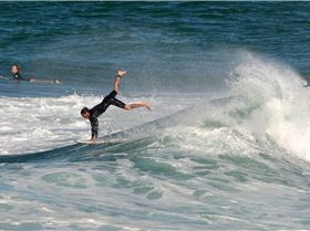 Surfers at Dreamtime Beach