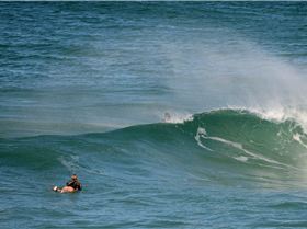 Surfers at Dreamtime Beach