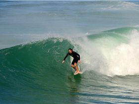 Surfers at Dreamtime Beach