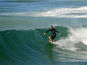 Surfers at Dreamtime Beach