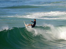Surfers at Dreamtime Beach