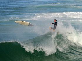 Surfers at Dreamtime Beach