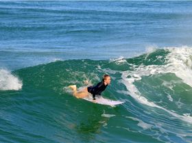 Surfers at Dreamtime Beach