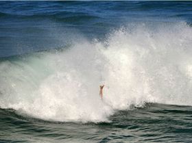 Surfers at Dreamtime Beach