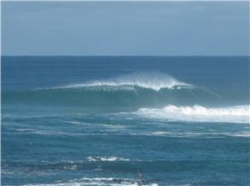 in front of gnarabup beach, around 15/7/09