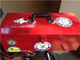 Contents of the bike boot