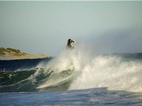 Body boarder catching air 2