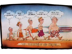 the evolution of the surfer 0