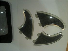 Glass/Veneer FRP Vacuum Infusion fin Sets