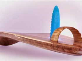 million dollar wooden surfboard