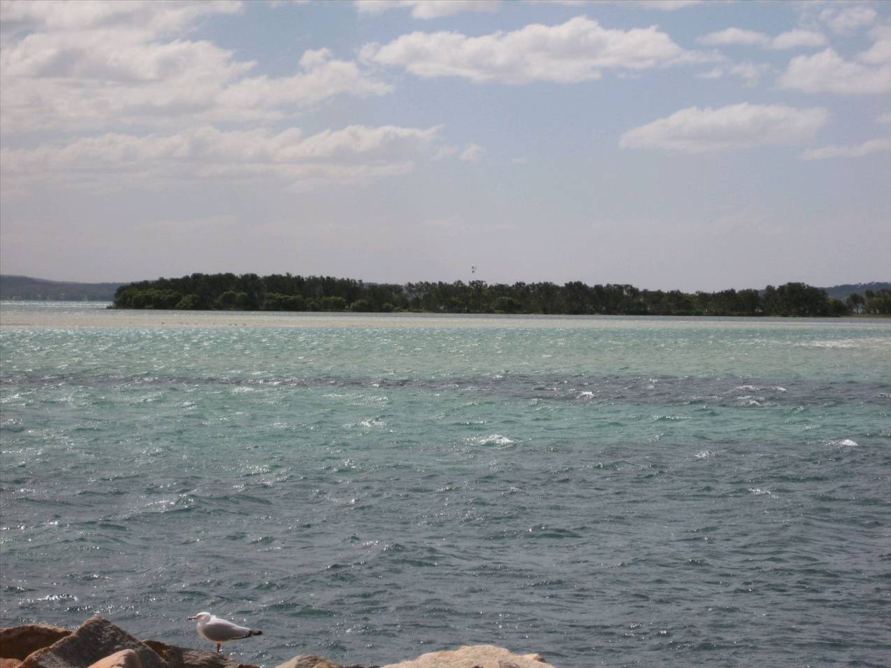 30 knot westerly wind